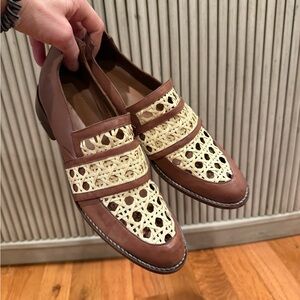 Manolita Palhoca Oxfords NY Brown and Cream Loafers